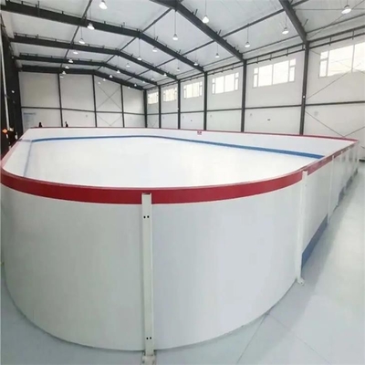 Polyäthylen-mit hoher Dichte Eisbahn-Geländer-Sperre Dasher-Brett HDPE Zaun