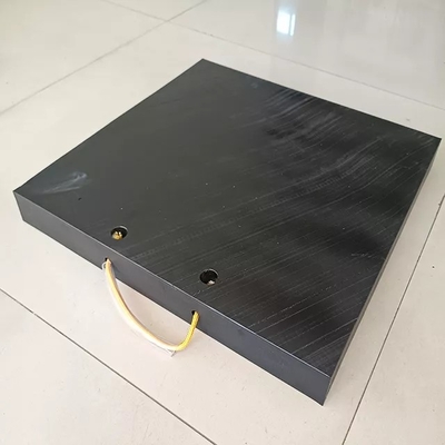Kundengebundener Quadrat-Crane Outrigger Pads-HDPE Ausleger füllt Plastikabstandhalter auf