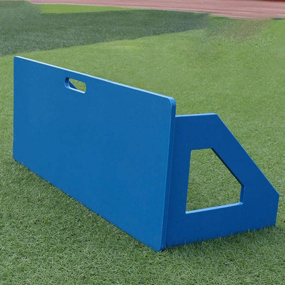 Blauer Plastiktragbare ausbildende elastische Platte HDPE Fußball-Rückstoß-Bretter