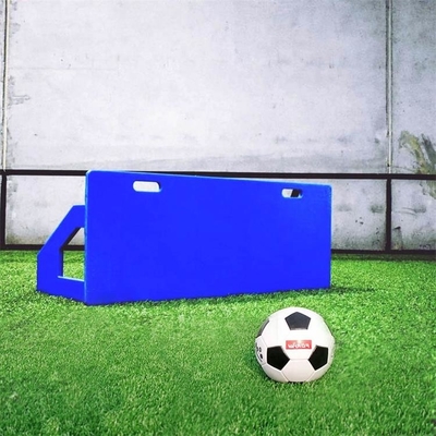 Blauer Plastiktragbare ausbildende elastische Platte HDPE Fußball-Rückstoß-Bretter