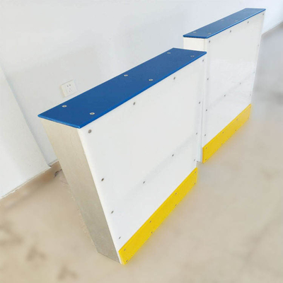 Plastikeisbahn-Zaun HDPE Hockey Dasher-Brett-Fussleiste mit Stahlrahmen