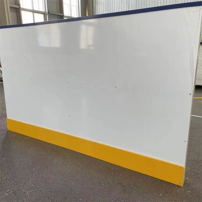 Füße 4x8 tragbares HDPE Plastikeisbahn-Sperren-Hockey-Schießen-Eisbahn Dasher-Brett