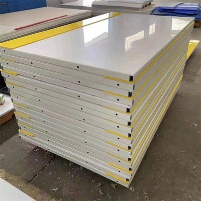 Füße 4x8 tragbares HDPE Plastikeisbahn-Sperren-Hockey-Schießen-Eisbahn Dasher-Brett