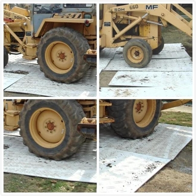 Bewegliches klares Polyäthylen-Boden-Schutz HDPE vorübergehende Zufahrtsstraße-Matten