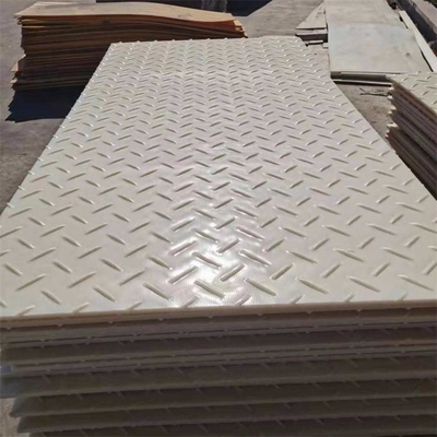 4ft. W X 8ft. L Diamond Plate Tread Design-HDPE Grundschutz Mats Clear