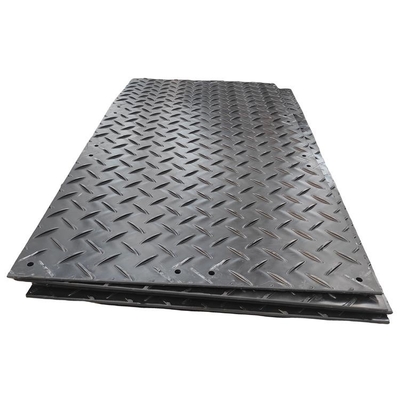 Harter Plastikboden-tragbare Fahrbahn-Mat Hdpe Ground Protection Road-Matten