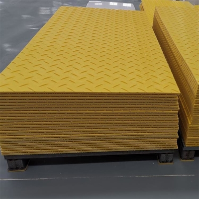 2*8ft HDPE Boden-Schutz bedeckt Baustellenstraße-Zugang Mats For Construction
