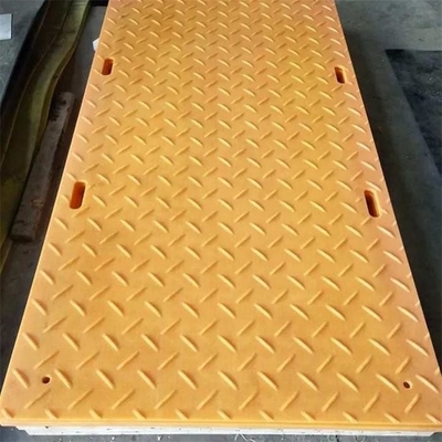 2*8ft HDPE Boden-Schutz bedeckt Baustellenstraße-Zugang Mats For Construction