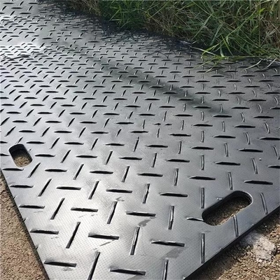 4X8ft Antibeleg-leichte vorübergehende Grundschutz-Matten HDPE Sumpf-Plastikmatten