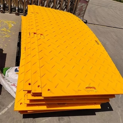tragbares haltbares Kunststoffplatte HDPE der Fuß-4X8 vorübergehende Zufahrtsstraße-Matten
