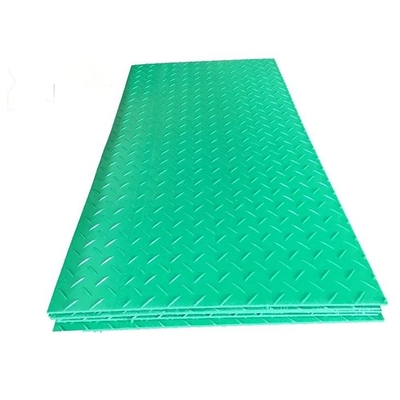 Dauerhafte grüne Plastik-HDPE Boden-Straßen überfluten Mat For Excavators Construction