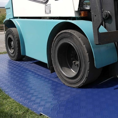2×8ft vorübergehendes blaues HDPE Plastiksumpf-Rig Mats For Heavy Duty Road-Matten