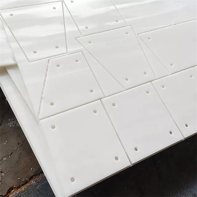 Weißes haltbares UHMWPE-Zwischenlagen-Blatt für Stahlsilo-Getreidespeicher-Futter-Brett