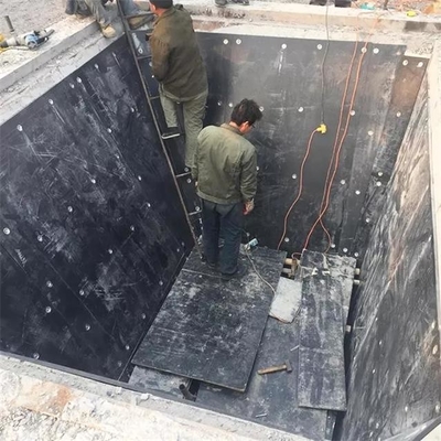 Schwarzes Wärmekraftwerk pulverisiertes UHMWPE-Kohlen-Bunker-Polymer-Futter-Brett