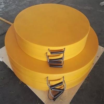 Dauerhaftes haltbares rundes HDPE Plastik-LKW Mat Outrigger Leg Support Pads