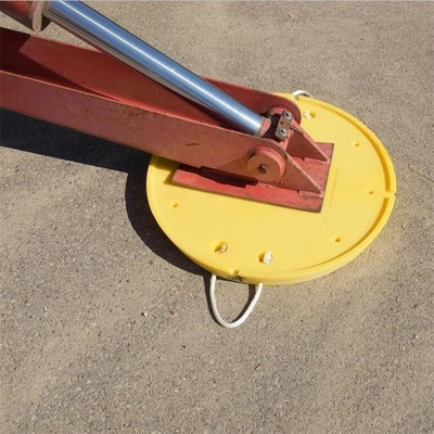 Dauerhaftes haltbares rundes HDPE Plastik-LKW Mat Outrigger Leg Support Pads