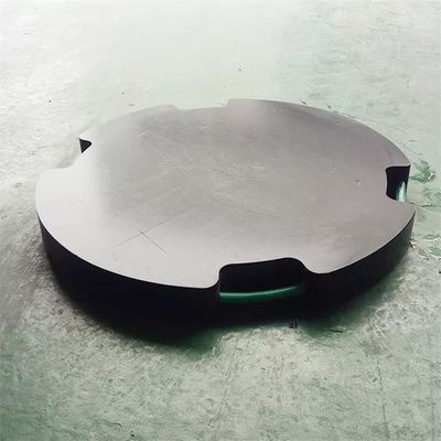48 Zoll-tragbarer runder Polyäthylen-Plastikgleitschutz-LKW Crane Outrigger Pad