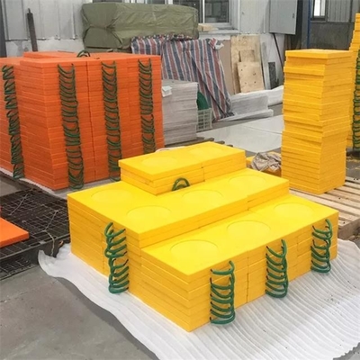 Polyäthylen-mit hoher Dichte Plastikpumpen-Crane Outrigger Pads-HDPE Anhänger Jack Plate