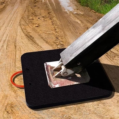 Kundengebundener Quadrat-Crane Outrigger Pads-HDPE Ausleger füllt Plastikabstandhalter auf