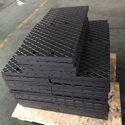 Starker Druck-Tragfähigkeit HDPE Ausleger füllt Jack Plate Cribbing Block auf