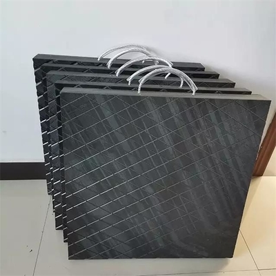 500x500mm HDPE Sicherheits-Ausleger-Auflagen-Bereichs-Stabilisator-Bein füllt Crane Foot Pads auf