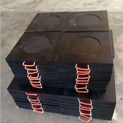 Polyäthylen-zusammengesetzte Ausleger-Block-Crane Pads-PET Cribbing-Lagerschwelle Jack Mats