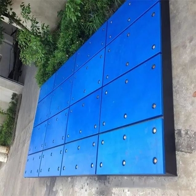Blaue Antikollisionsdock-Puffer-Auflage plastikboots-Marine Fender Face Pads UHMWPE
