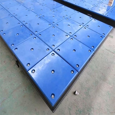 Wasserdichter blauer Plastik-Dock-Fender Marine Panels UHMWPE füllt für Anlegestellen-Fender auf