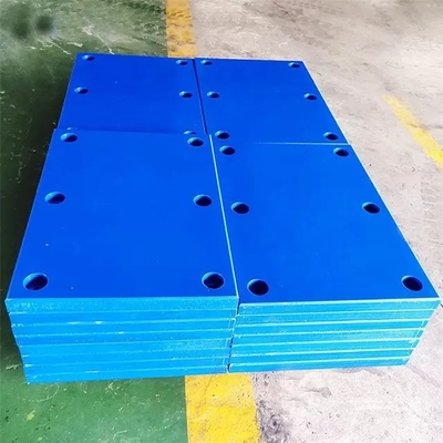 Blaue zusammengesetzte UHMWPE-Zell-offene Port- Bogen-Fender für Gummi-Marine Fenders