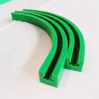 UHMWPE-Polyäthylen-Abnutzungs-Streifen-Grün-Plastikförderer-Führungsschiene-Produkt