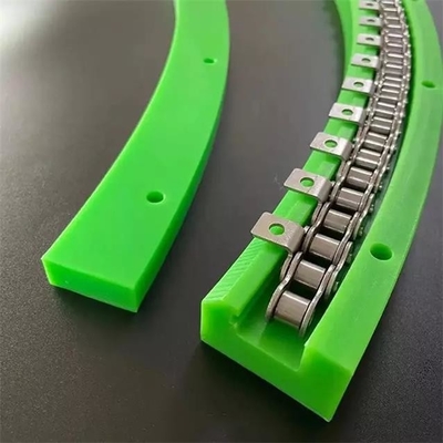 UHMWPE-Polyäthylen-Abnutzungs-Streifen-Grün-Plastikförderer-Führungsschiene-Produkt