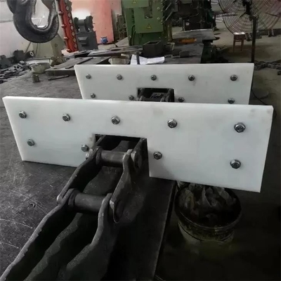 Polyäthylen-Herstellungs-Förderer-Flug-Paddel weißes UHMWPE bearbeitete Teile maschinell