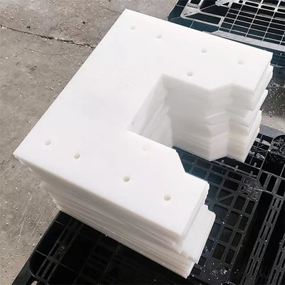Polyäthylen-Herstellungs-Förderer-Flug-Paddel weißes UHMWPE bearbeitete Teile maschinell