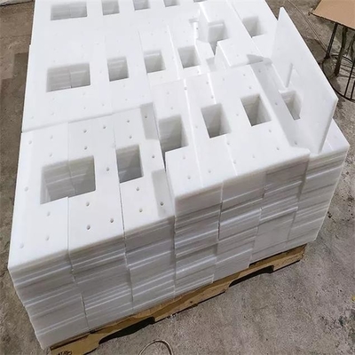 Polyäthylen-Herstellungs-Förderer-Flug-Paddel weißes UHMWPE bearbeitete Teile maschinell