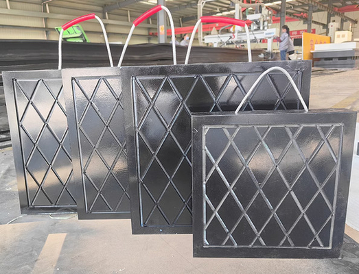 Profi-Lkw 30mm Kunststoff Kran Auszug Pads Matte Stabilisator Uhmwpe Schwarz