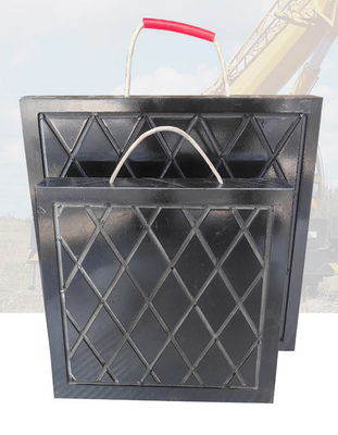 Profi-Lkw 30mm Kunststoff Kran Auszug Pads Matte Stabilisator Uhmwpe Schwarz