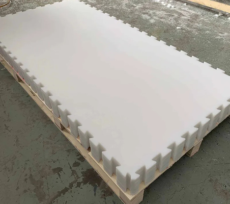 Made in China Basement Eislaufplatz Fußballplatz von Küste zu Küste tragbare synthetische UHMWPE-Blatt Eislaufplatz Miete